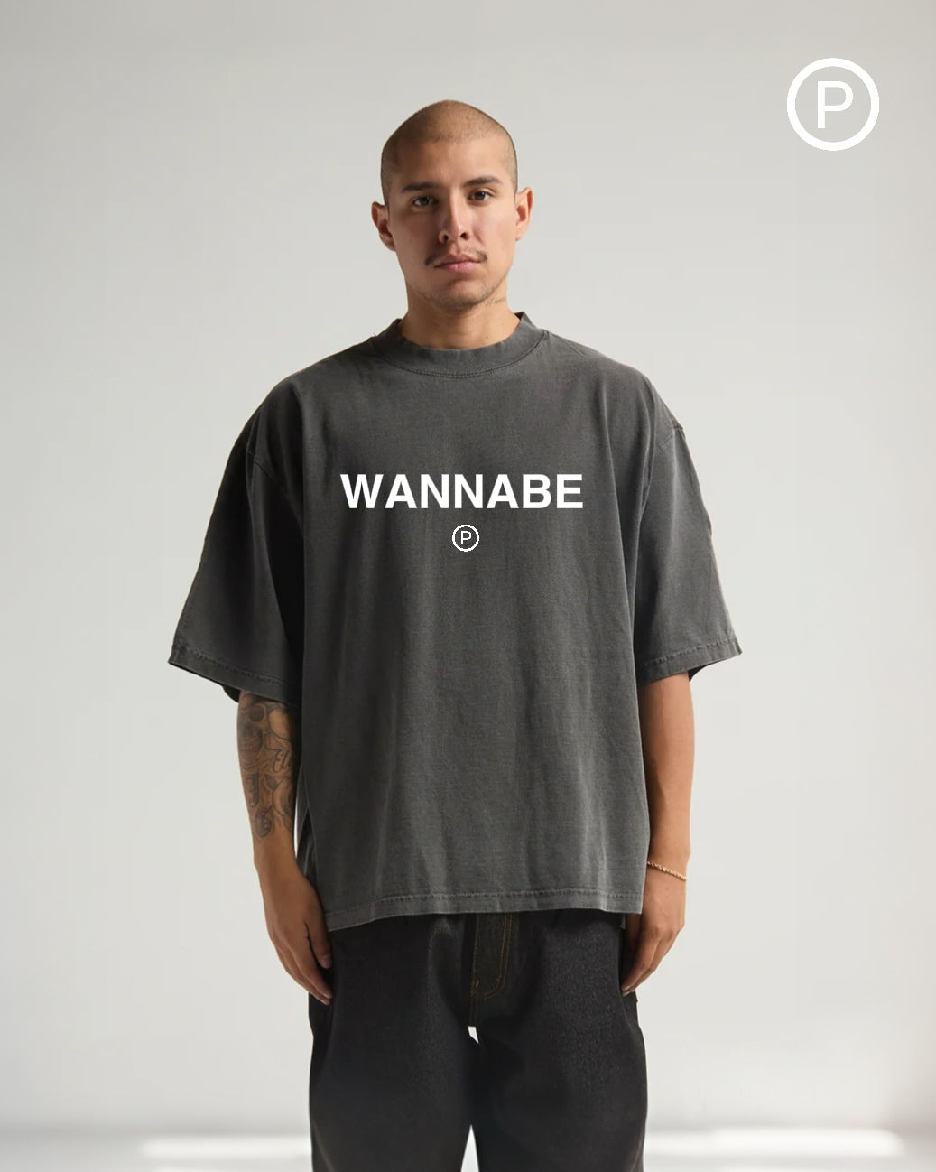 "WANNABE" Premium Boxy Tee