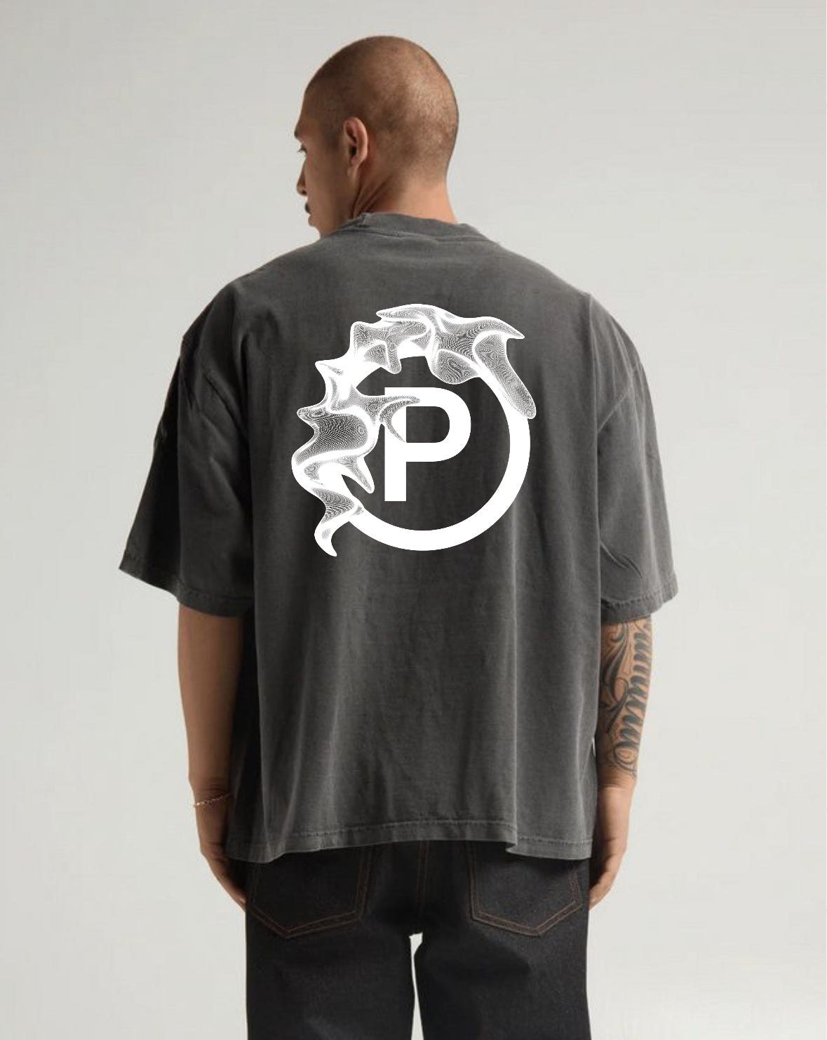 “Liquid Wireframe” Premium Boxy Tee