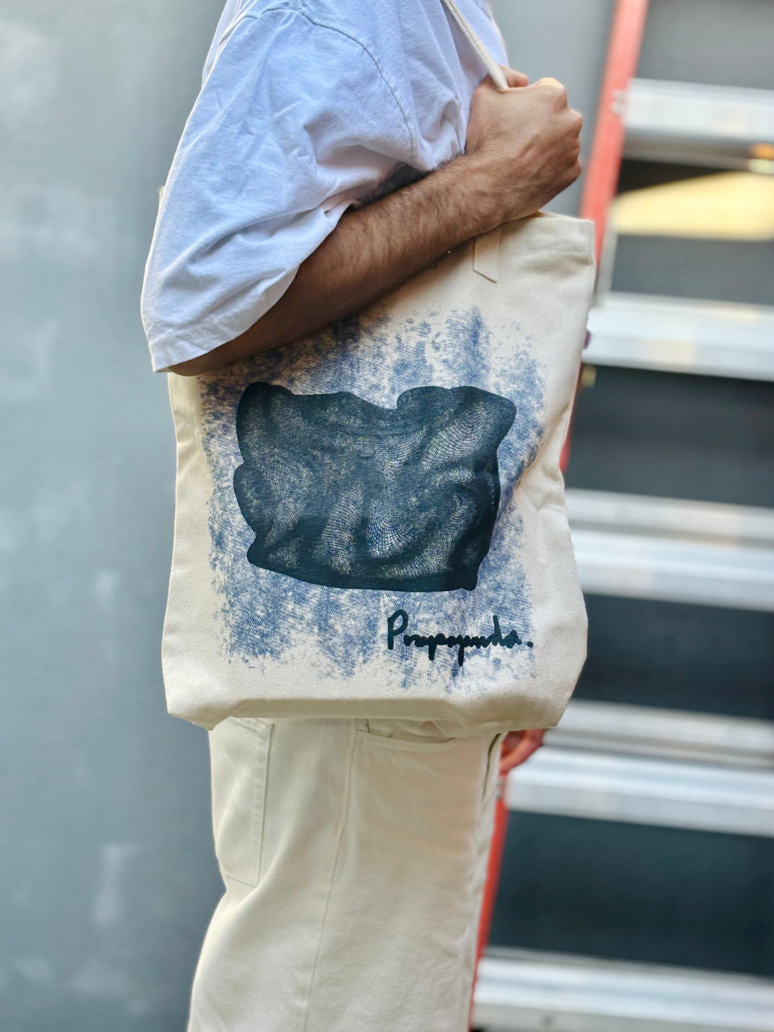 Wireframe Tote Bag - 12oz Denim.