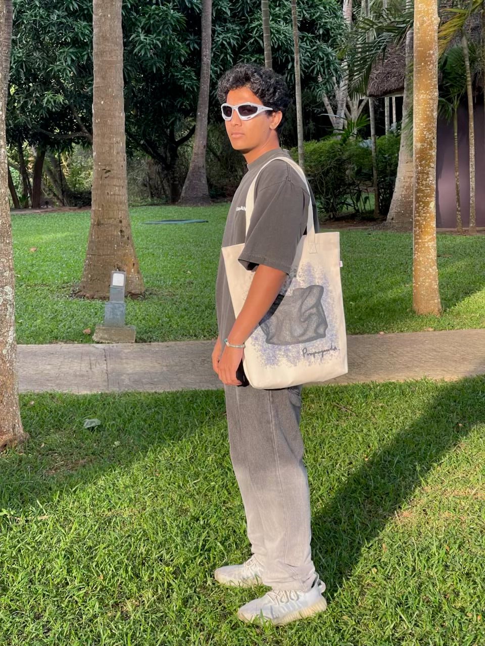 Wireframe Tote Bag - 12oz Denim.