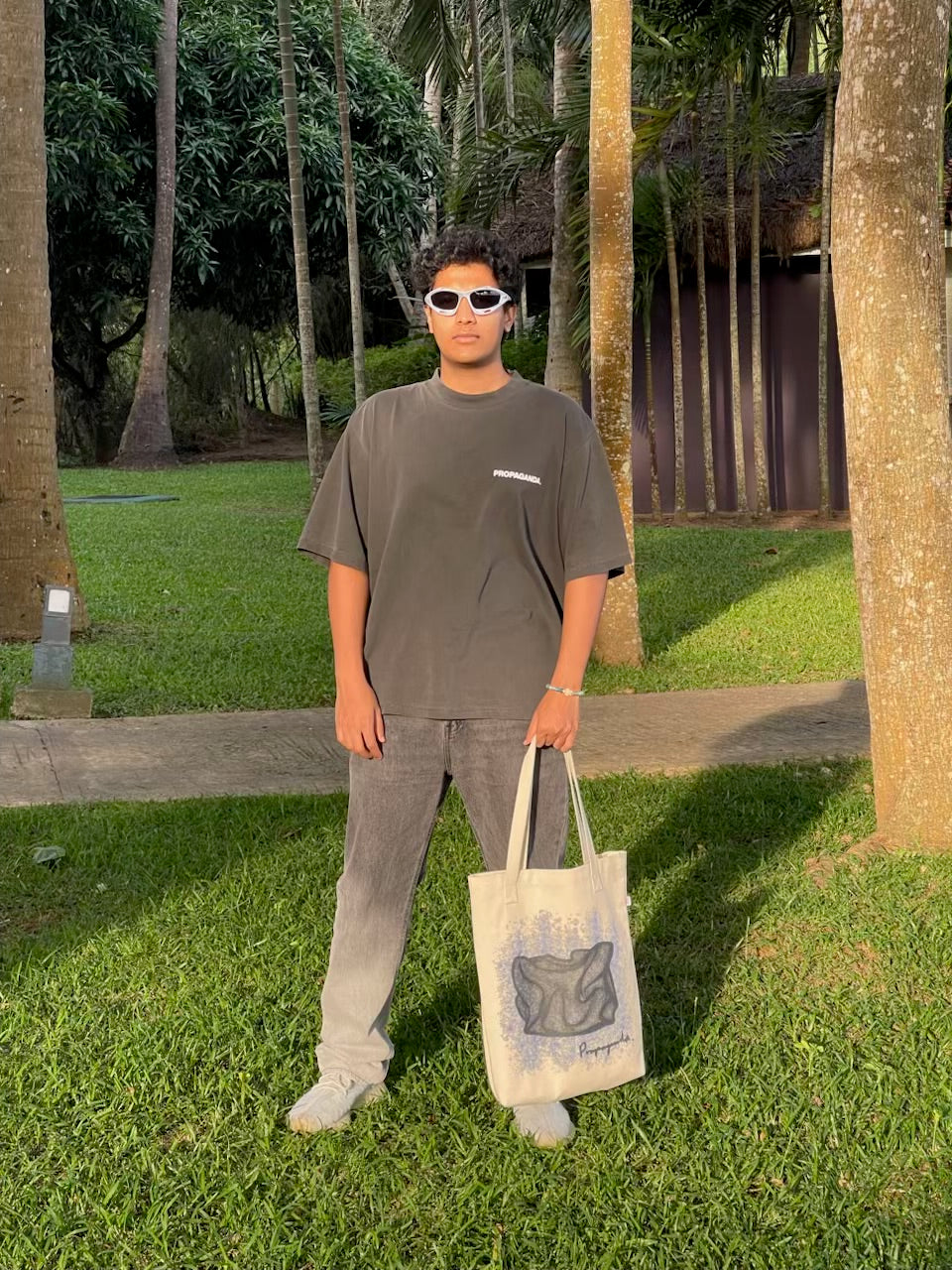 Wireframe Tote Bag - 12oz Denim.